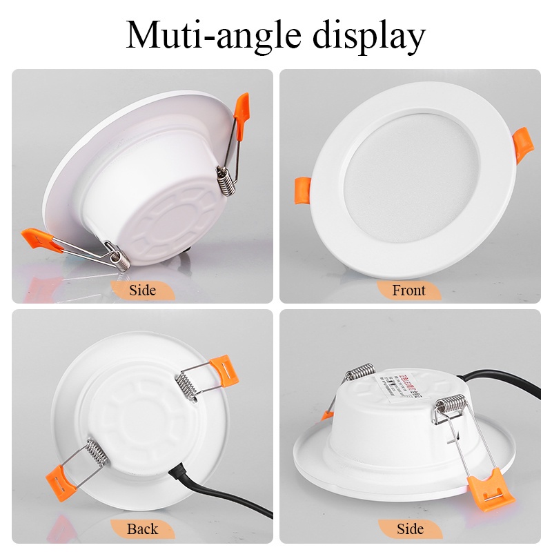 CANMEIJIA Đèn LED âm trần 3.5 inch 4 inch 6 inch 9W 12W 18W Siêu Mỏng Cho Phòng Khách