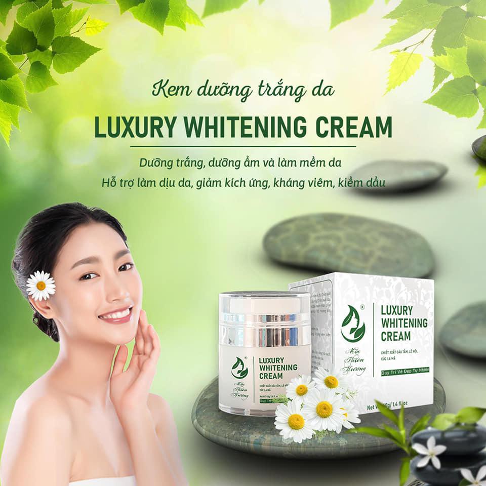 Kem Dưỡng Cấp Ẩm Sáng Da, Ngừa Thâm Nám Luxury Whitening Cream Mộc Thiên Hương | BigBuy360 - bigbuy360.vn