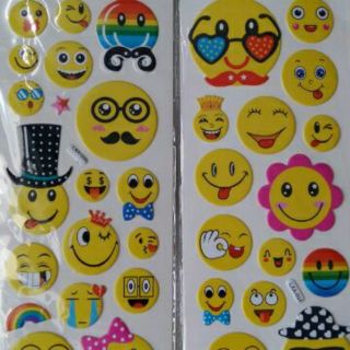 Bộ sticker Smile mặt cười nổi.