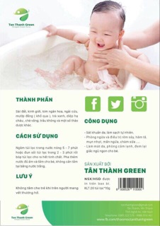 Thảo mộc tắm bé túi lọc 200gr