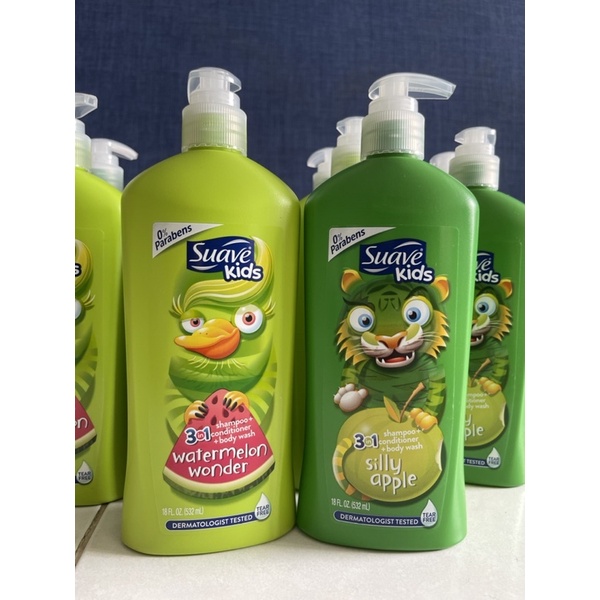 Sữa Tắm Gội và Xả Suave Kids 3 in 1 - 532ml