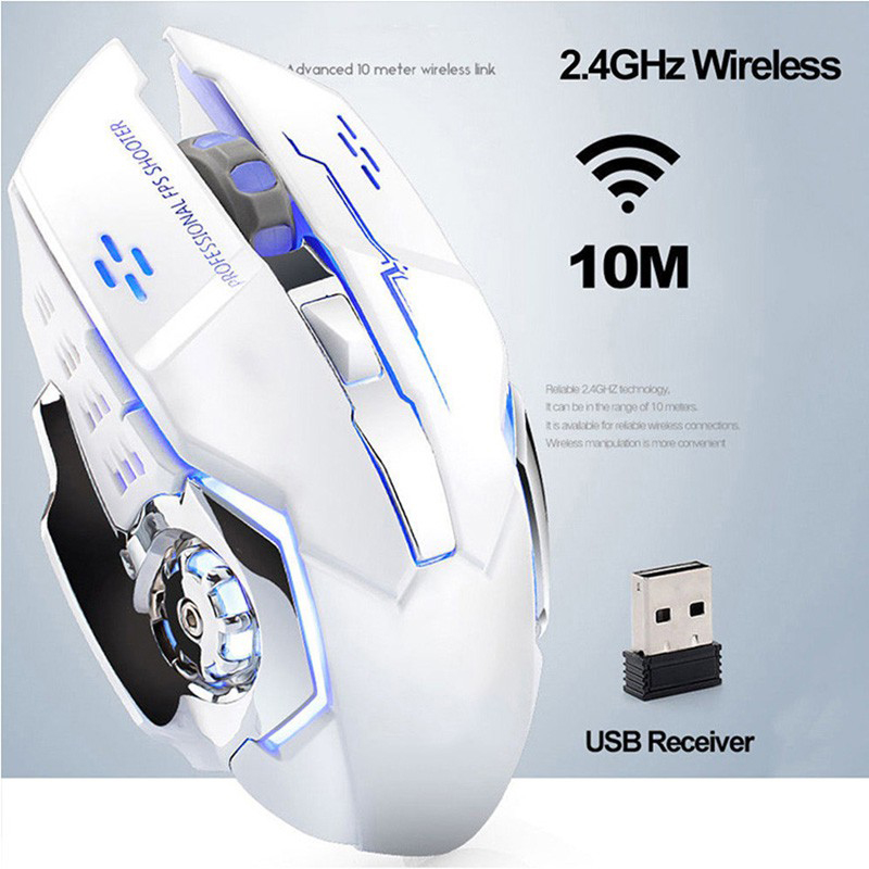 【YUKV】2.4GHz Optical Wireless Mouse with USB Receiver for PC/laptop