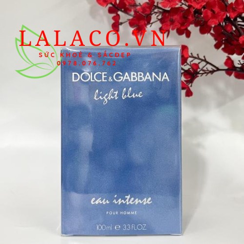 Nước Hoa Nam Tester D&G Dolce & Gabbana Light Blue Eau Intense 100ml