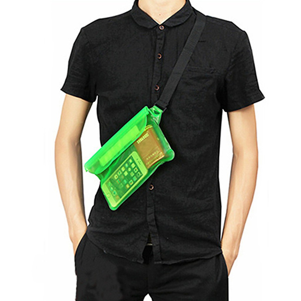 Túi chống nước điện thoại đeo hông đi biển, đi bơi