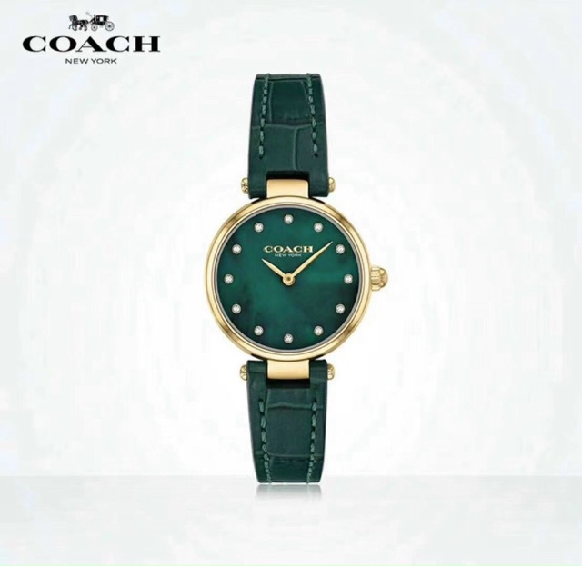 Đồng hồ Coach nữ dây da 𝗖𝗼𝗮𝗰𝗵 𝗛𝗮𝗹𝗲𝘆 - Leather hot trend 2020 – Tibihome