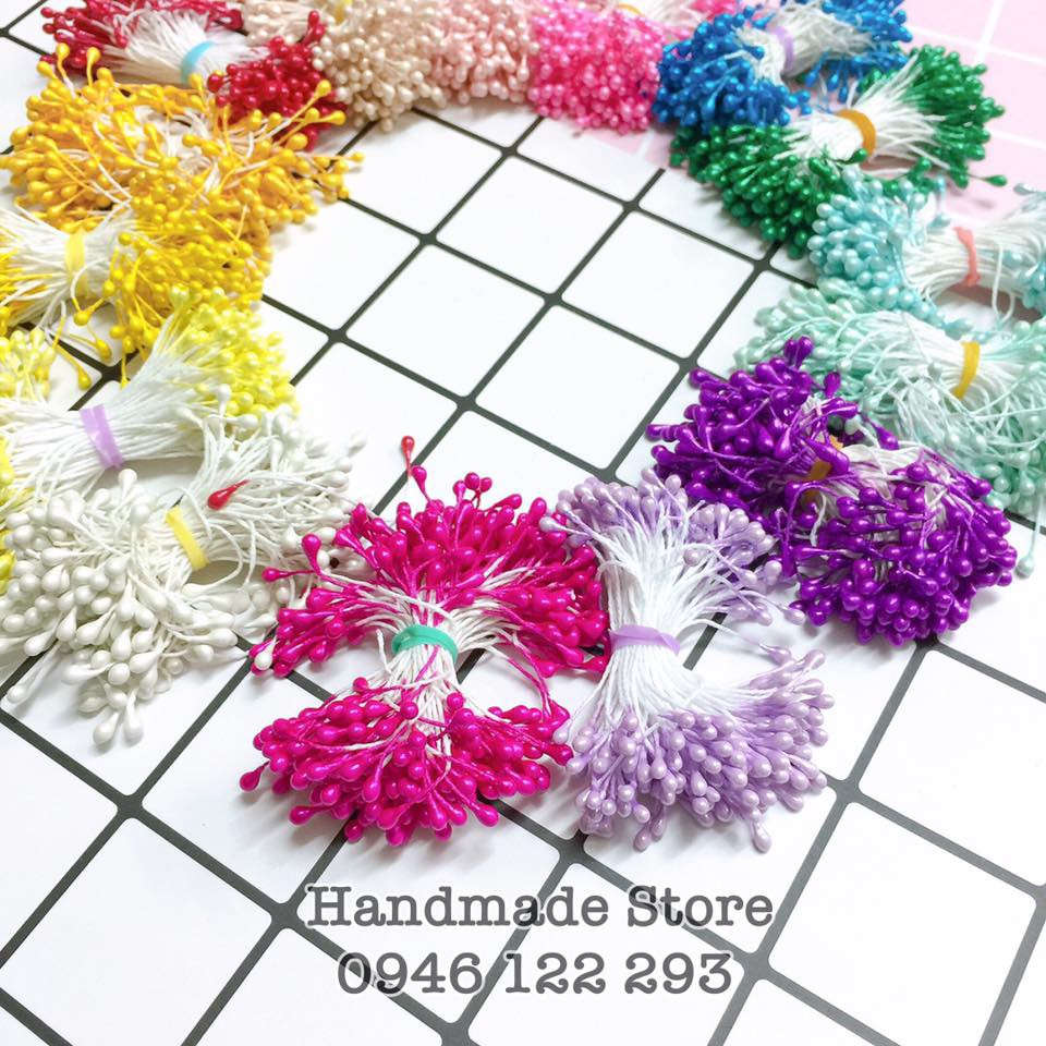 Nhụy hoa giả - Trang trí hoa giả, quilling