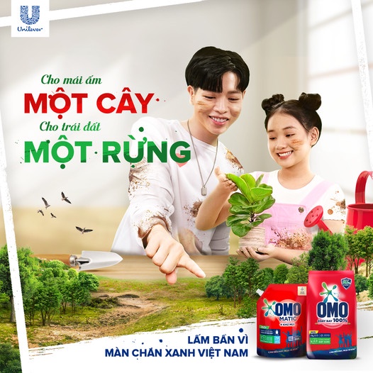 Bột giặt OMO hệ bọt thông minh 800g