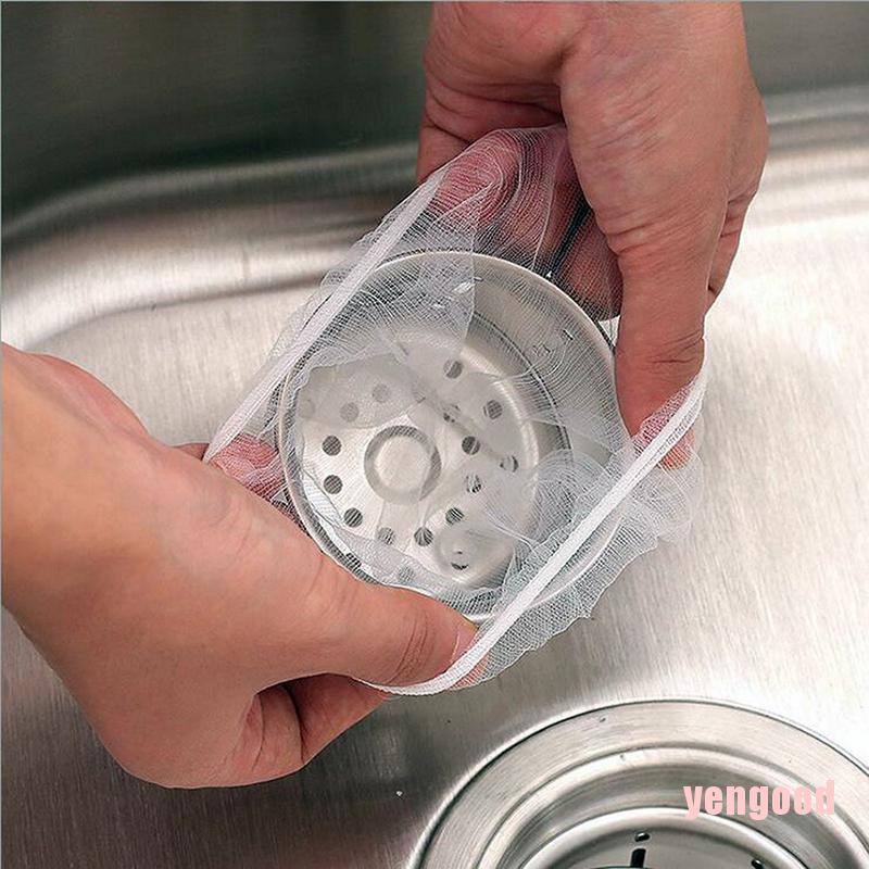 Bộ 30/ 100 túi lưới lọc rác dùng một lần tiện lợi cho nhà bếp