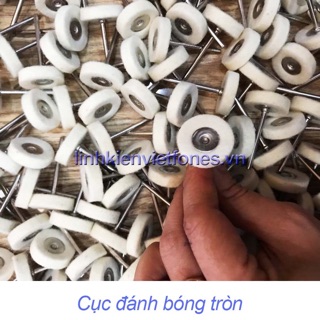 Đầu đồng đánh bóng + 2 cục đánh bóng tròn