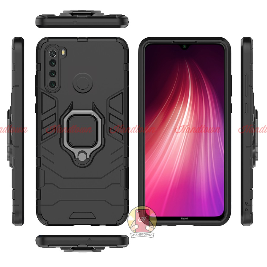 Ốp Lưng Cho Xiaomi Redmi Note 8 / Redmi Note 8 Pro  IRON MAN - IRING Nhựa PC Cứng Viền Dẻo Chống Sốc