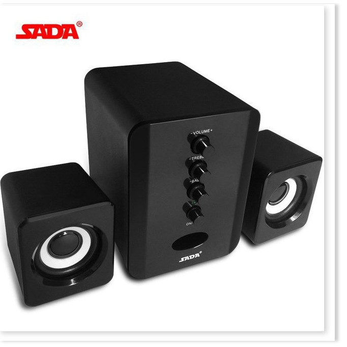 Loa Máy Tính SADA D202 Bộ 3 Loa Vi Tính USB Nghe Nhạc Siêu Hay Âm Thanh Super Bass - XSmart