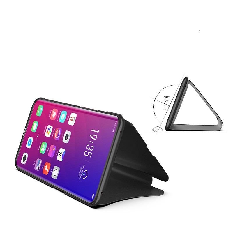 Bao da điện thoại mặt kính nhựa cứng cho OPPO Find X | BigBuy360 - bigbuy360.vn