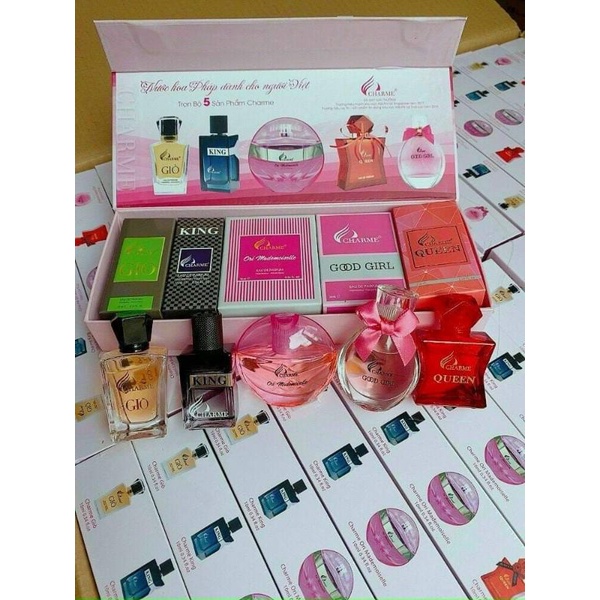 COMBO 5 CHAI NƯỚC HOA MINI NAM –NỮ 10ML