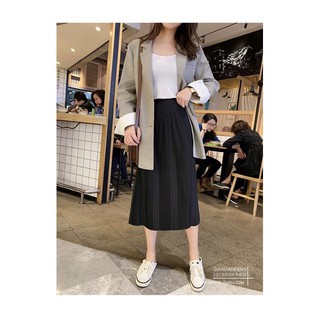 Chân váy dập li nhỏ