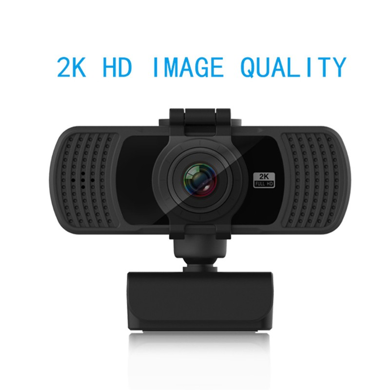 Webcam 1440p 2k Tự Động Xoay Kèm Mic Cho Máy Tính