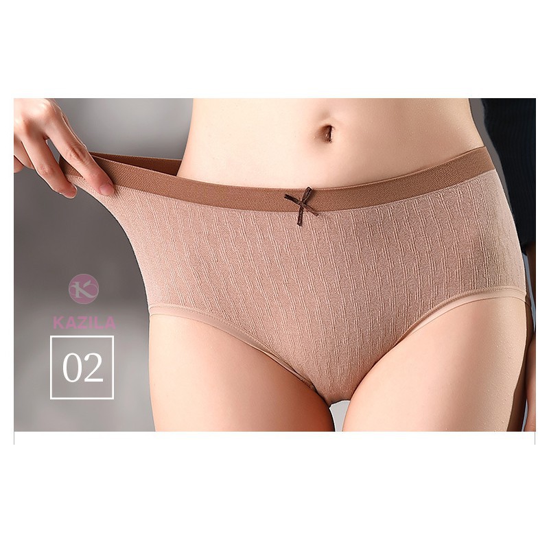 Quần lót nữ cotton cao cấp tân cổ điển, quần xi líp ôm hông nâng mông mềm mại kháng khuẩn QLH54