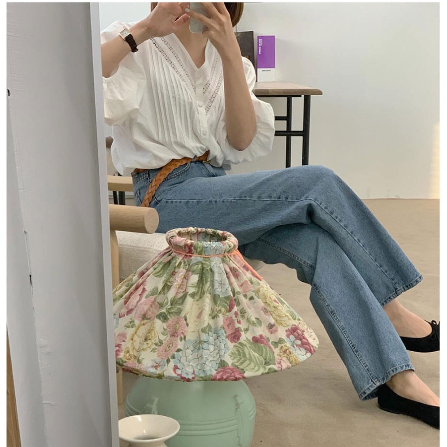 Áo Nữ Tay Lỡ Phối Ren 49369