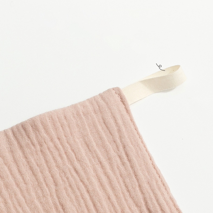 Bộ 5 Khăn Lau Mặt/ Tay Bằng Cotton Dày Dặn Siêu Thấm Hút Mềm Mại Màu Trơn Siêu Thấm Hút Cho Bé