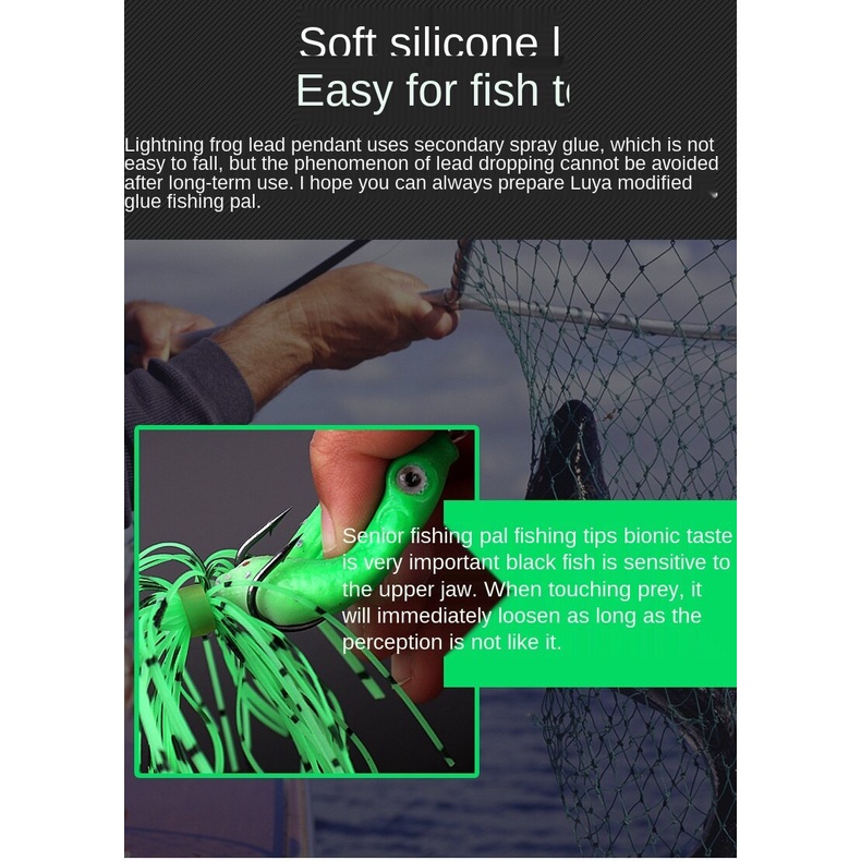 Mồi Câu Cá Giả Hình Ếch Mềm 5.5cm 12g Umpan Katak