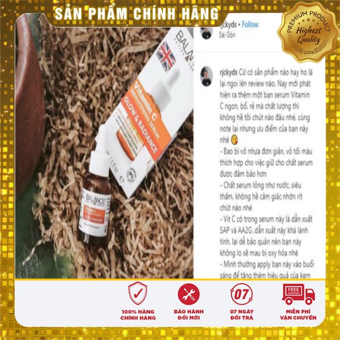 Serum trắng da mờ thâm sau mụn Vitamin C Balance Active Formula 30ml | BigBuy360 - bigbuy360.vn