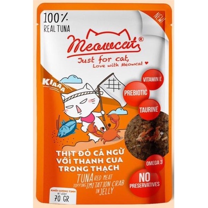 Pate mèo Meowcat 70g - 9 Vị