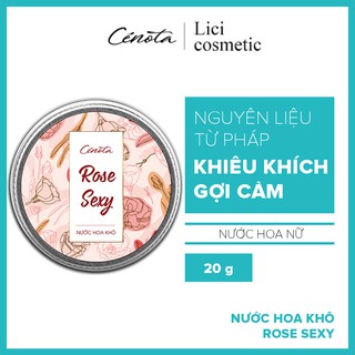Nước hoa khô Rose Sexy quyến rũ, nước hoa khô Cenota dạng sáp