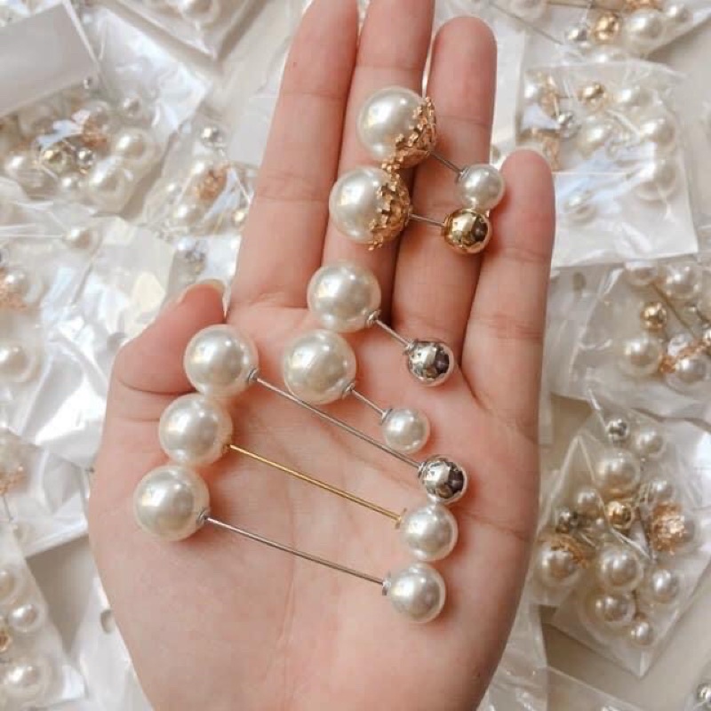 Set 7 tag ngọc cài áo- mũ- khăn- túi xách [HOT NHẤT]