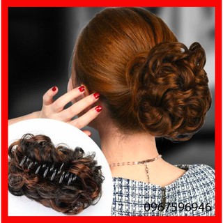 Kẹp búi tóc giả thời trang HÀN QUỐC - KẸP TÓC GIẢ