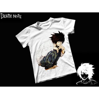 Áo thun Cotton Unisex - Anime - Death Note - Law liet