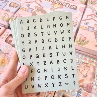 Sticker chữ cái/số dán trang trí