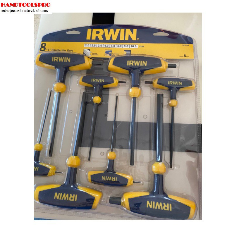 Bộ lục giác chữ T 8 chi tiết IRWIN t9097009