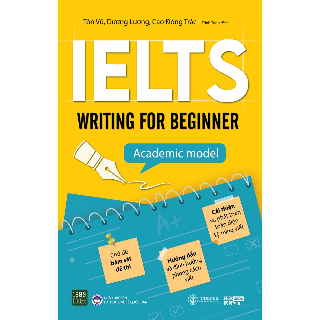 Sách - Ielts Writing For Beginner - Academic Model (Tôn Vũ, Dương Lượng, Cao Đông Trác - 1908)