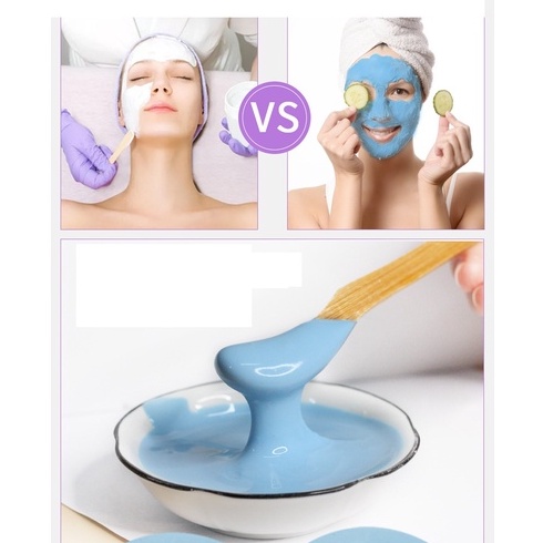 [500Gr] Bột Mặt Nạ Dẻo Collagen Hoa Lavender (hoa oải hương) OBAXUA, Kiểm Soát dầu, Thu nhỏ chân lông