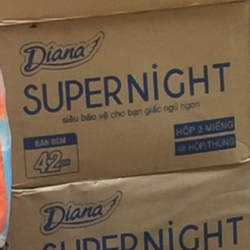 Combo 3 gói BVS ban đêm Diana Cool Fresh siêu mát có cánh 29CM (GÓI 4 MIẾNG)