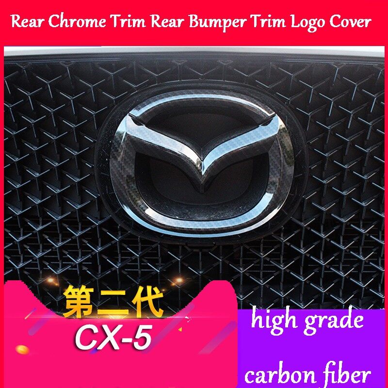 Ốp Trang Trí Cản Trước Bằng Sợi Carbon Cho Xe Hơi Zerui Mazda CX-5 CX5 2017-2022