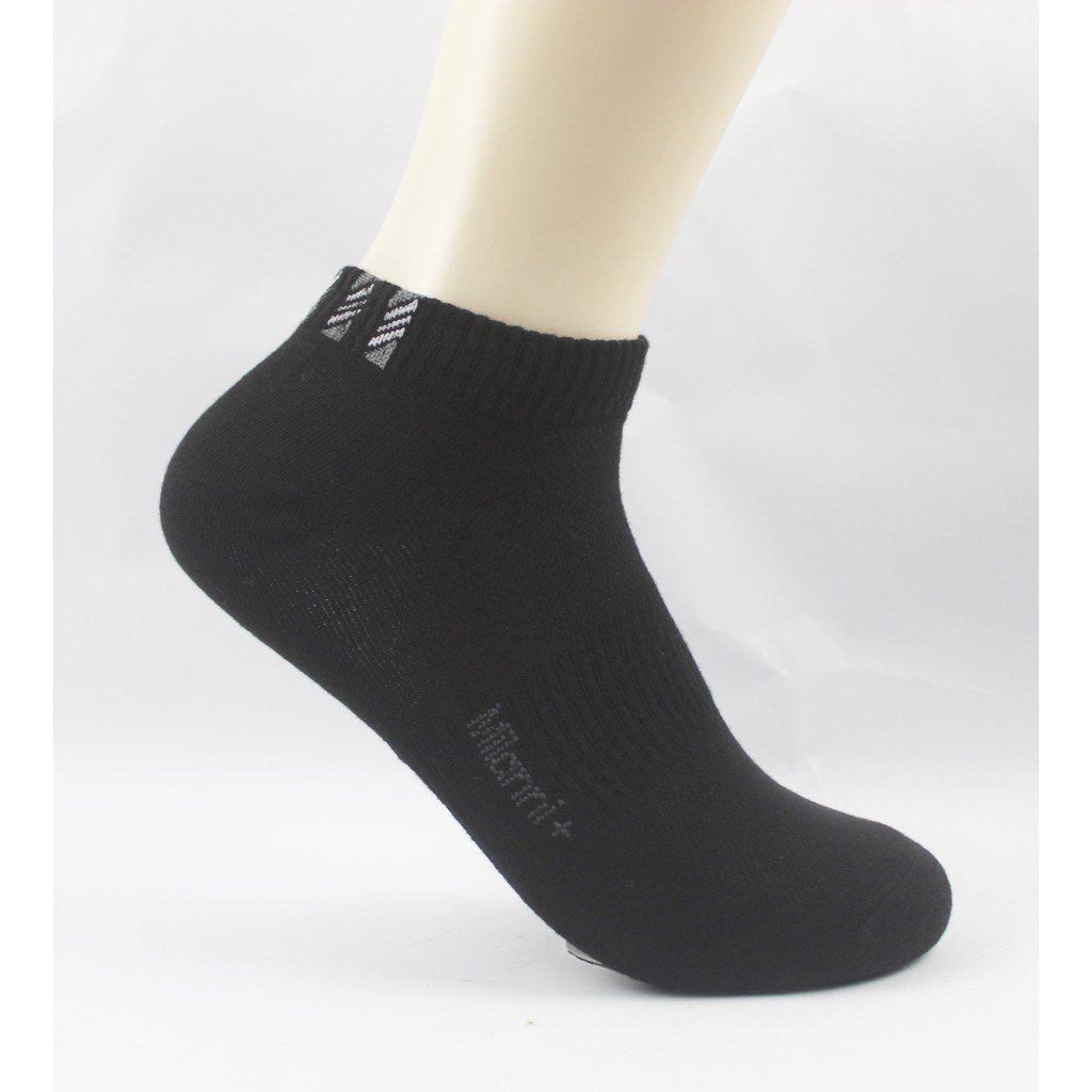 Tất nam cổ ngắn sợi Cotton Melani+