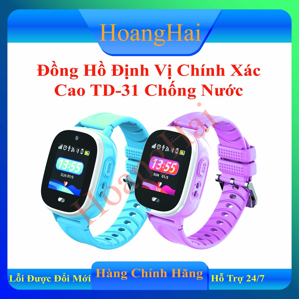 [VIDEO CALL-CÓ TIẾNG VIỆT-BẢN 2020] Đồng hồ định vị trẻ em TD-31 độ chính xác cao- Định Vị GPS, Wifi, Chống nước IP67