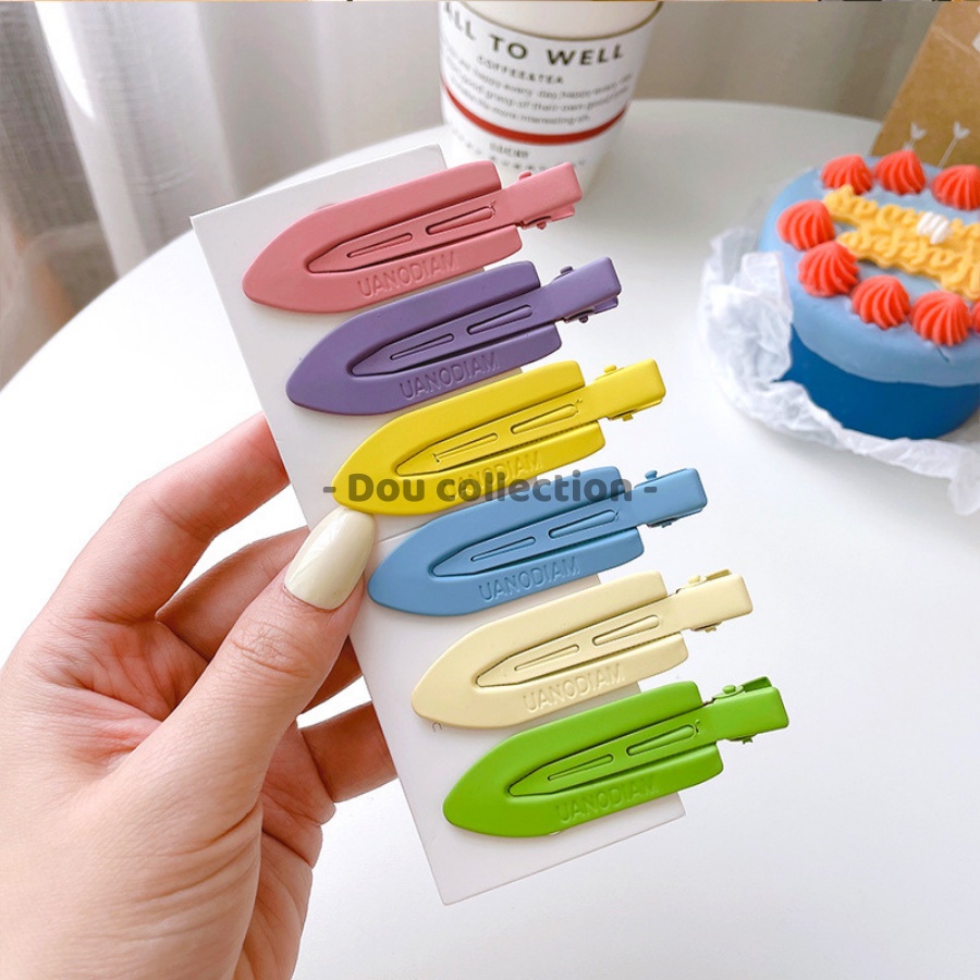 [NowShip2h] Kẹp Tóc Mỏ Vịt ( Kẹp Tóc Mái) Trơn Nhiều Màu Phong Cách Hàn Quốc - Mã KT016