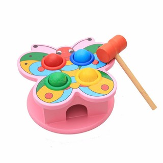 Bộ đồ chơi đập bóng bằng gỗ cho bé