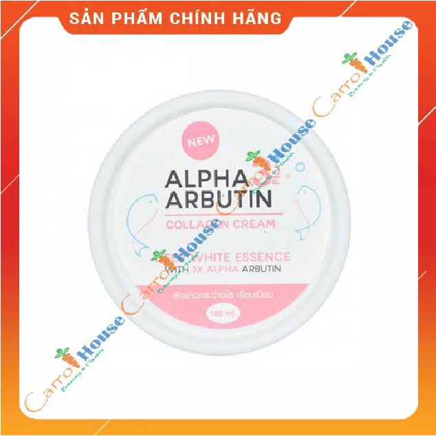 Hủ Kem body trắng da Alpha Arbutin Cream 3+ Plus 100ml Thái Lan