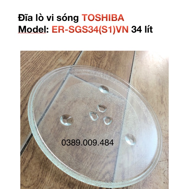 Đĩa lò vi sóng TOSHIBA ER-SGS34(S1)VN có nướng