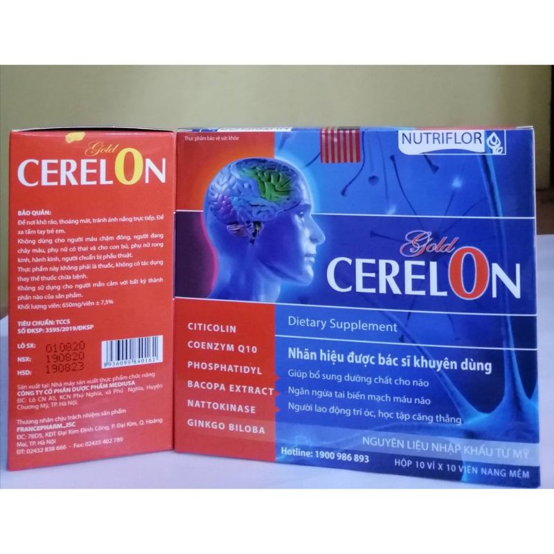 Cerelon Gold giúp hoạt huyết dưỡng não, tăng cường trí nhớ