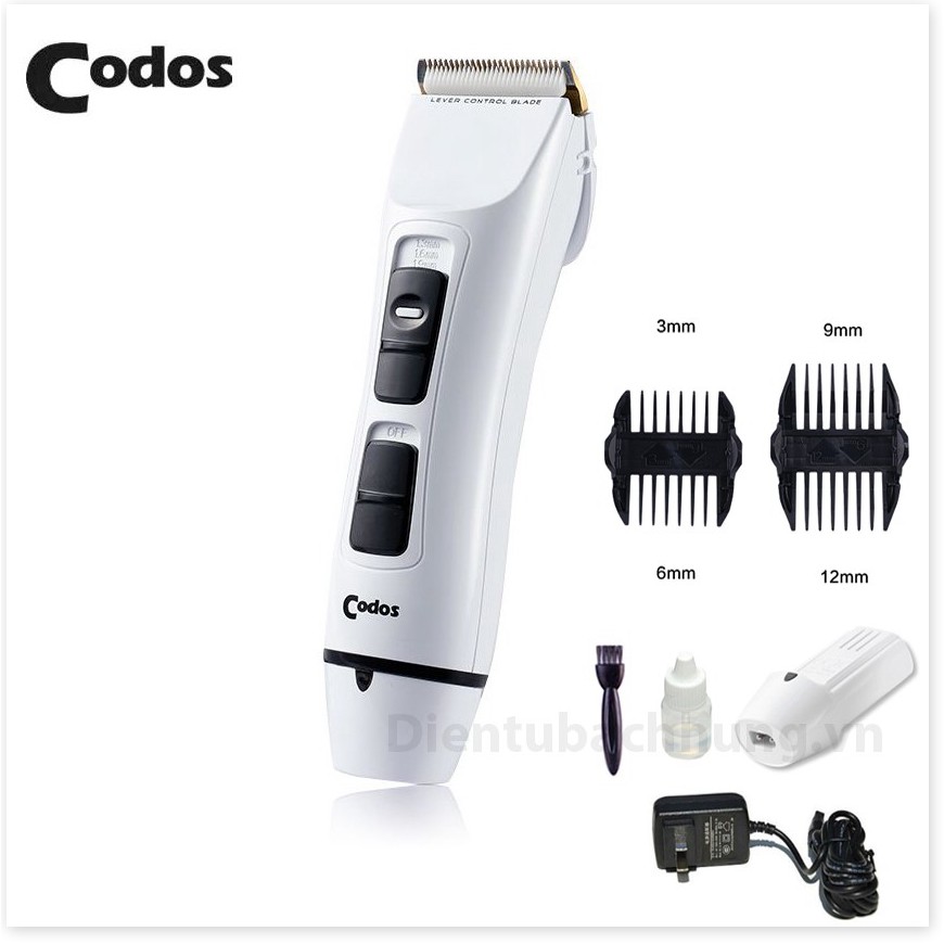 Tông Đơ Codos Codos T6Chính Hãng Dung Lượng Pin Lớn, Động Cơ Êm Ái Bền Bỉ + Tặng Pin Dự Phòng