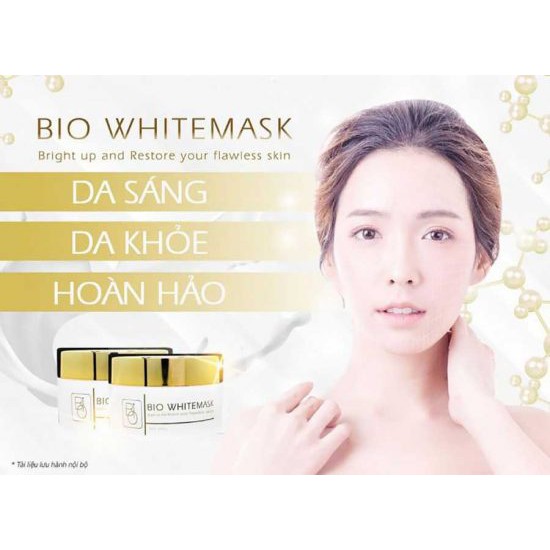 BIO WHITE MASK | Mặt nạ nuôi dưỡng da sáng mịn “bật tone” .