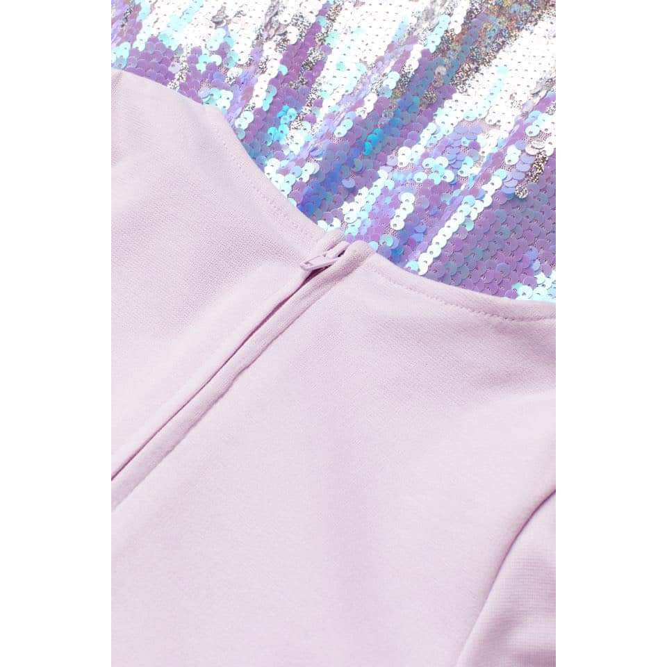 Váy công chúa Elsa xinh xắn đáng yêu ngắn tay dành cho bé gái