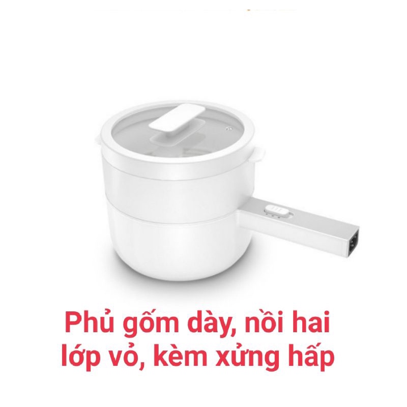 NỒI LẨU ĐIỆN OLAYKS MINI ĐA NĂNG CHIÊN- XÀO- LUỘC- HẤP- LẨU