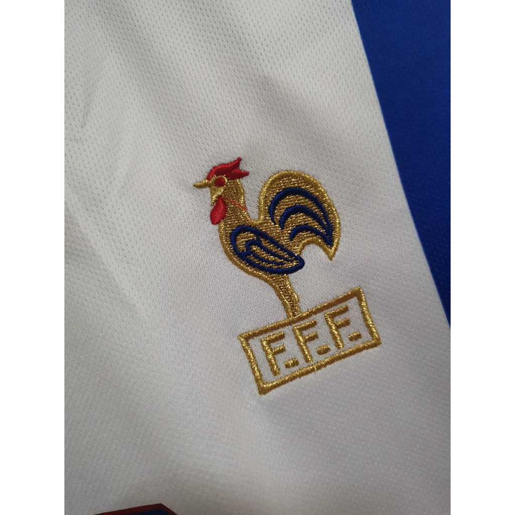 Áo Bóng Đá Đội Tuyển Pháp 1996 Phong Cách Retro