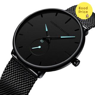 Đồng hồ Quartz nam thép không gỉ chống thấm nước Hannah Martin