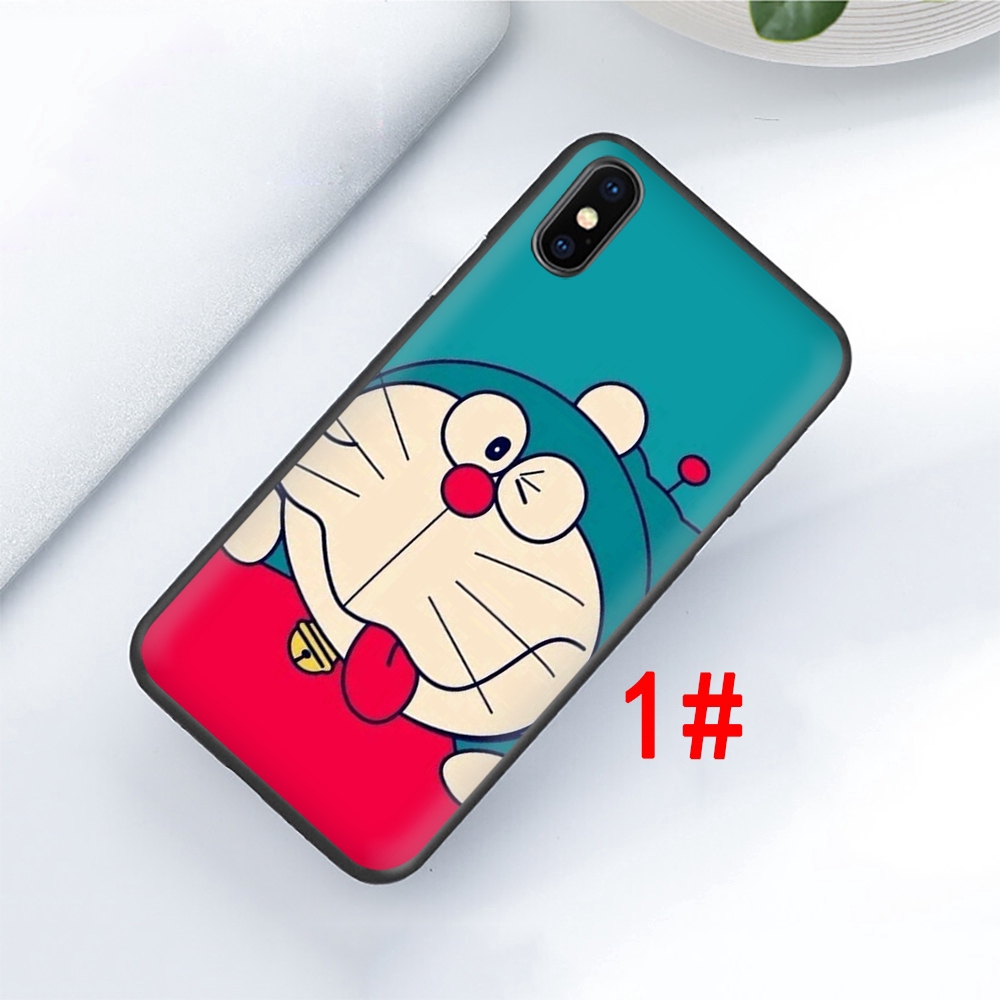 Ốp lưng dẻo silicone TPU in hình Doraemon cho điện thoại iPhone XR X XS Max 8 Plus 7 Plus 6S 6 Plus 5S SE 5