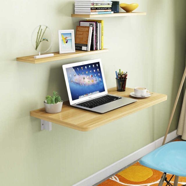 Bàn gấp treo tường 60x1m